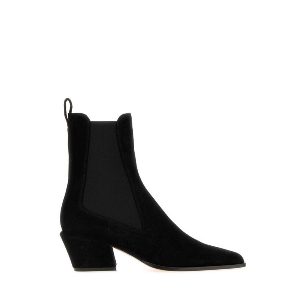 Paris Texas Women Black Suede Bettina Ankle Boots